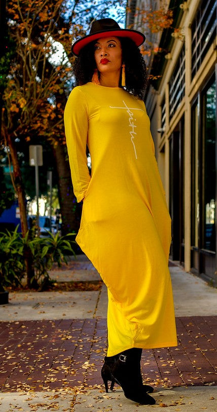 knee length dresses for ladies The FAITH - Plus Size Maxi