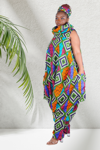 Almasi Vibrant Jumpsuit w/ Pockets