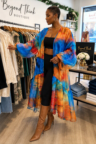 Vivid Escape Kimono