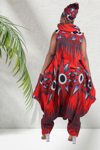 The Imari Ruby Jumpsuit/ w pockets