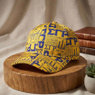 Sigma Gamma Rho Sorority Graphic Print Baseball Hat