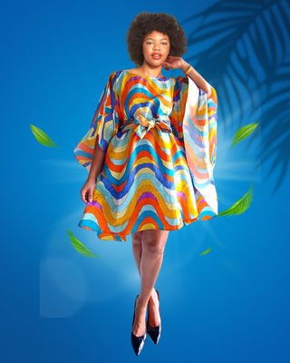 Summer With Me Poncho Dress