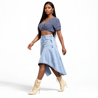 Boss Moves Denim Skort