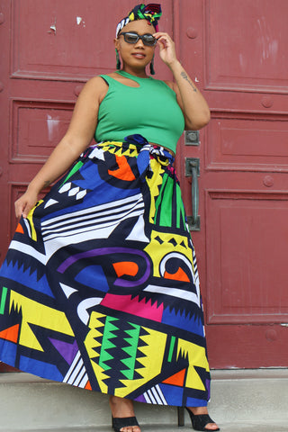 Vibrant Color Skirt