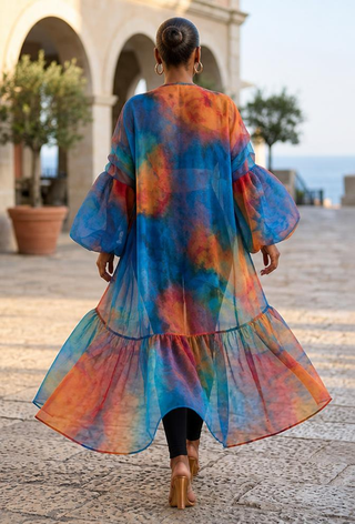 Vivid Escape Kimono
