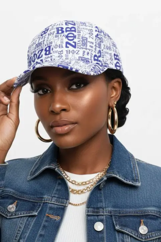 Zeta Phi Beta Sorority Graphic Print Baseball Hat