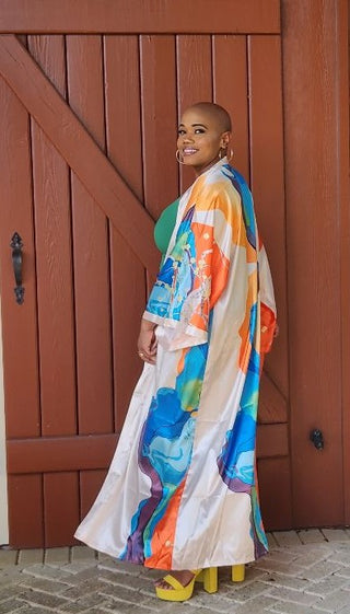 A Splash of Color Kimono