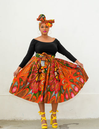 Aramide African print skirt